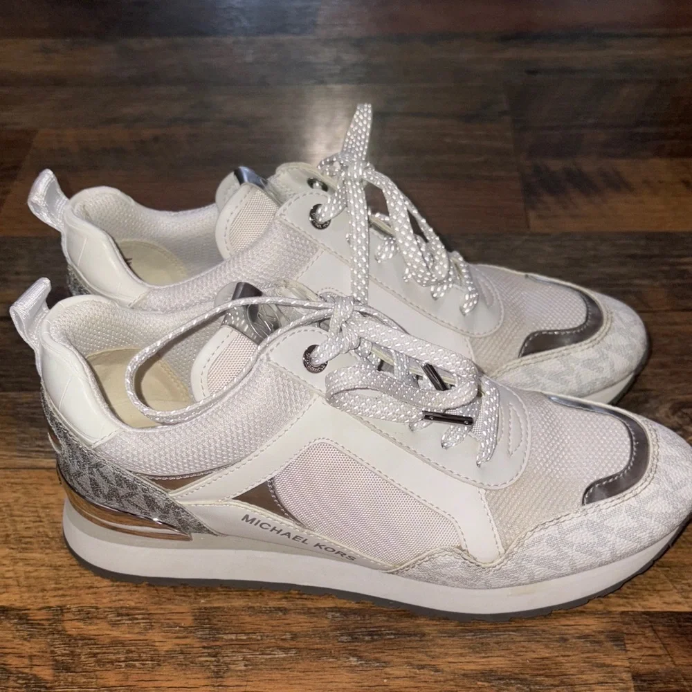 Michael Kors Wilma Mixed-Media‎ Trainer sneaker